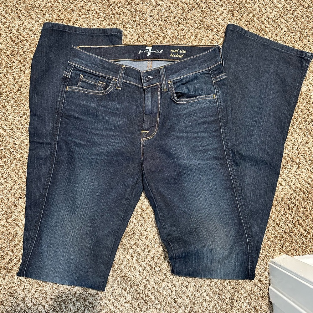7 for All Mankind mid rise bootcut 28